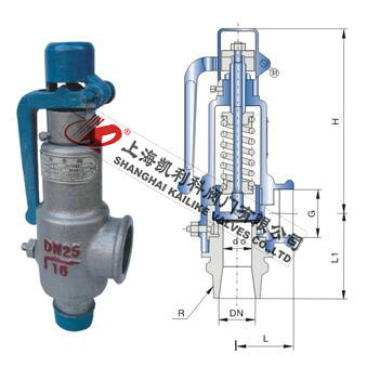 A27H、A27W、A27Y彈簧微啟式外螺紋安全閥